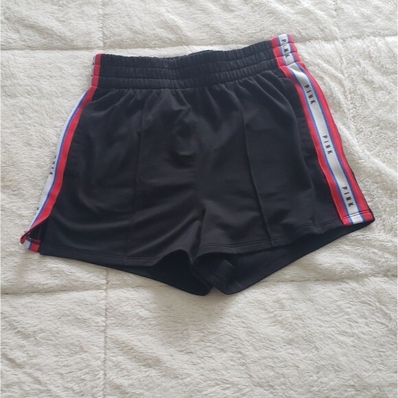 PINK Victoria Secret High-Rise Track Shorts, Size XS - Picture 1 of 3